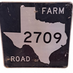 Panneau de signalisation routier Farm Texas 2709 authentique - Goodies -décoration USA rétro originale - americana